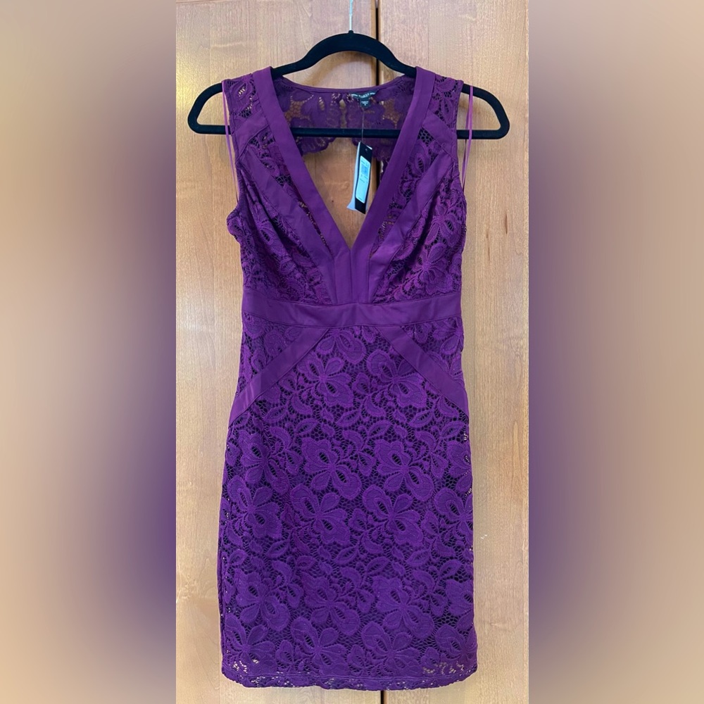 Guess open back short dress